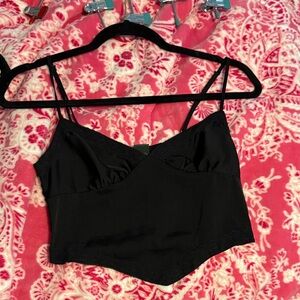 Wild Fable Black Crop Top